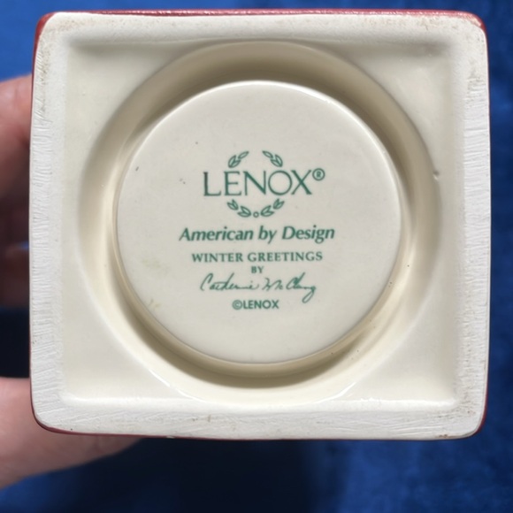 Lenox Winter Greetings Birdhouse Votive Tea Light Candle Holder Discontinued! - Picture 12 of 14